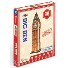 Explore the best puzzle in our collection Cubic Fun 3D Puzzle Big Ben 13 Pieces (6944588230159)