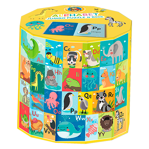 Explore the best puzzle in our collection Alphabet Jumbo Puzzle & Book (6223006023604)