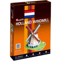 Explore the best puzzle in our collection Holland Windmill 3D Puzzle – 45 Pieces (6944588200893)