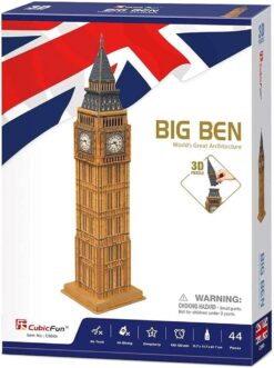 Explore the best puzzle in our collection Big Ben (47 pcs) by Cubic Fun (6944588200947)