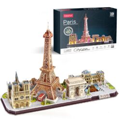 Explore the best puzzle in our collection CUBICFUN 3D puzzle with LED City line Paris (6944588205256)
