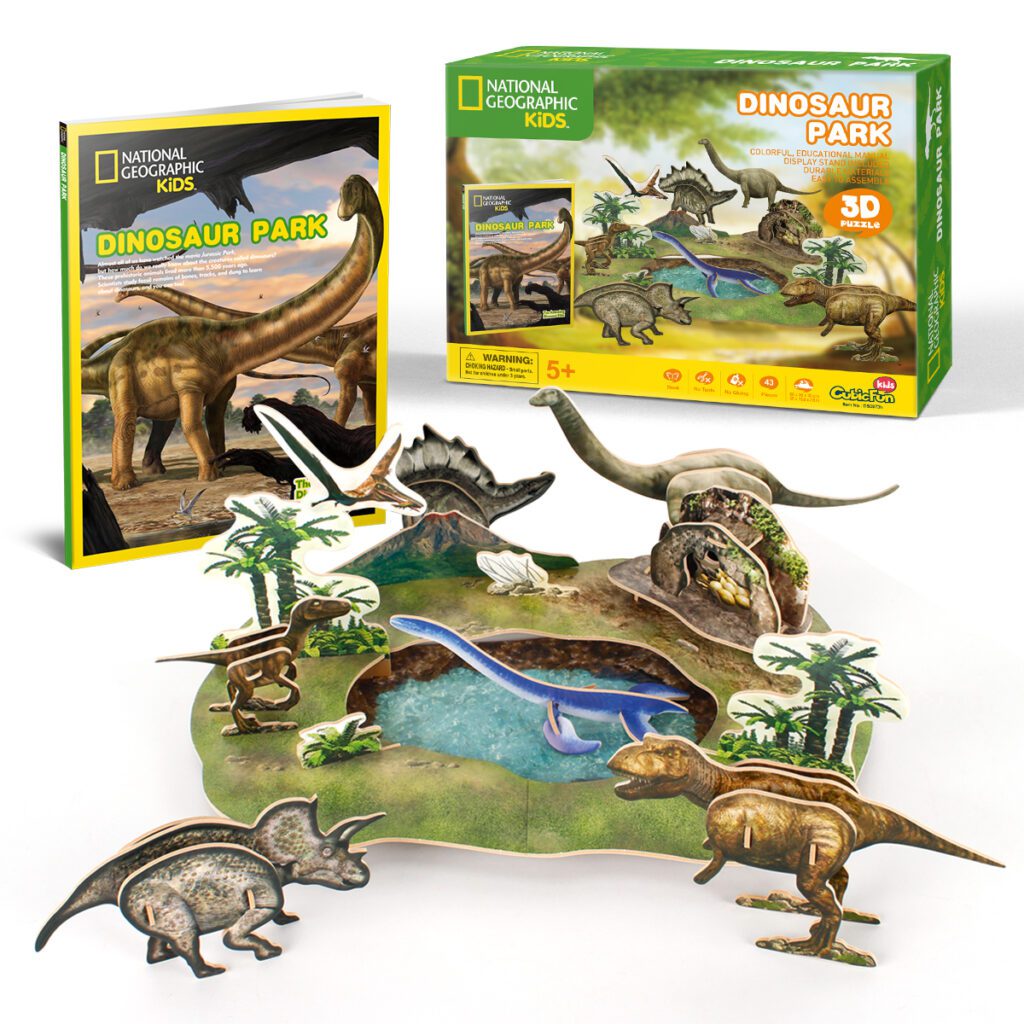 Explore the best puzzle in our collection Dinosaur Park (43 pcs) by Cubic Fun (6944588209735)