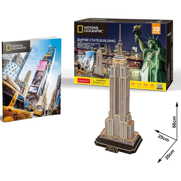 Explore the best puzzle in our collection Empire State Building NG Puzzle 3D Cubic fun (6944588209773)