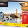 Tower Bridge Shaped 3D Puzzle 120 Pieces by Cubic Fun