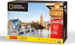 Tower Bridge Shaped 3D Puzzle 120 Pieces by Cubic Fun