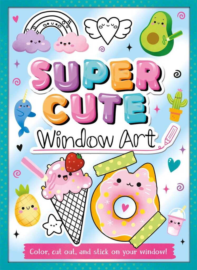 Best Book in Kalimat BookStore (Super Cute Window Art : Color, Cut and Stick on Your Window!) '9781801086516'