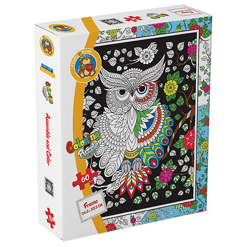 Explore the best puzzle in our collection Owl – Coloring Puzzle (6224009141609)