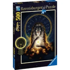Explore the best puzzle in our collection Star Line 500 piece puzzle – Radiant Lion (4005556169924)