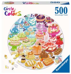Explore the best puzzle in our collection Adult Puzzle – Round Puzzle 500 p – Desserts (Circle of Colors) (4005556171712)
