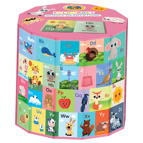 Explore the best puzzle in our collection French Alphabet Jumbo Puzzle & Book (6223006026186)