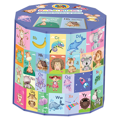 Explore the best puzzle in our collection German Alphabet Jumbo Puzzle & Book (6223006026193)
