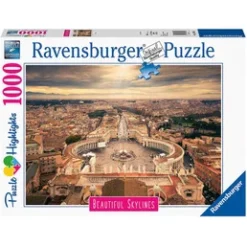 Explore the best puzzle in our collection Ravensburger  “Beautiful Skylines, Rome”  1000 pieces puzzle (4005556140824)