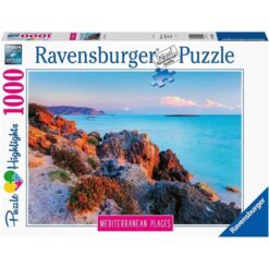 Explore the best puzzle in our collection Ravensburger  Mediterranean Places – Greece – 1000 piece puzzle (4005556149803)