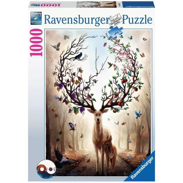 Explore the best puzzle in our collection Ravensburger Magical Deer 1000Pc Jigsaw Puzzle, Multicoloured (4005556150182)