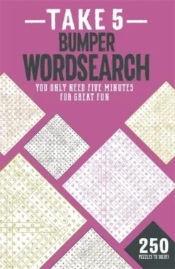 Explore the best English Book Take 5 Bumper Wordsearch (9781837953745)