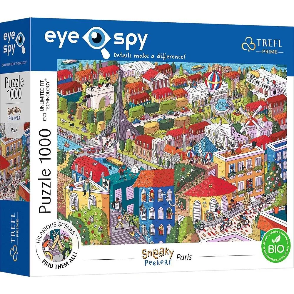 Explore the best puzzle in our collection Puzzle 1000 Eye-Spy Sneaky Peekers Paris TREFL (5900511107128)