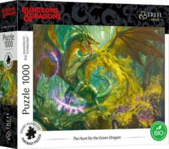 Explore the best puzzle in our collection Trefl puzzle of 1000 pieces – The green dragon (5900511107586)