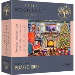 Explore the best puzzle in our collection Puzzle Near the wooden fireplace 1000 pieces (5900511201710)