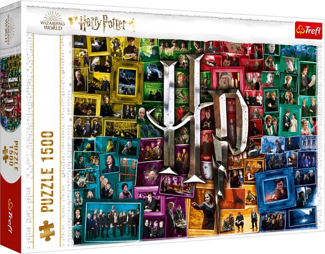 Explore the best puzzle in our collection Harry Potter – Through the Movies 1500 piece jigsaw puzzle (5900511261851)