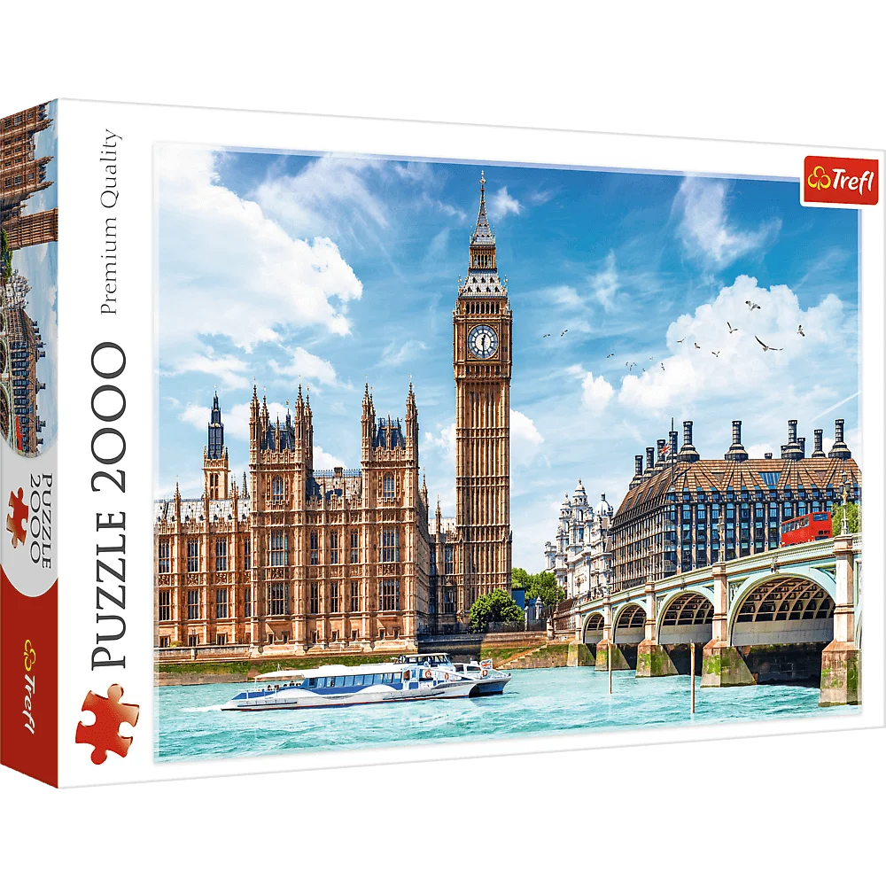 Explore the best puzzle in our collection TreflBig Ben – London – England – Puzzle 2000 pieces (5900511271201)