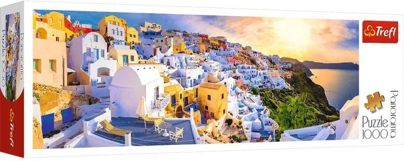 Explore the best puzzle in our collection Sunset in Santorini, Greece 1000 piece jigsaw puzzle (5900511290547)