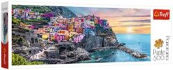 Explore the best puzzle in our collection Vernazza at sunset, Italy 500 piece jigsaw puzzle (5900511295160)