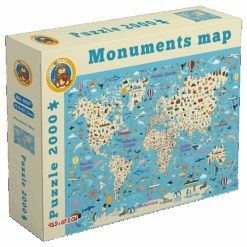 Explore the best puzzle in our collection Monuments Map (6223006027565)