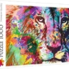 Explore the best puzzle in our collection Colorful Lion 1000 piece jigsaw puzzle (5900511107074)