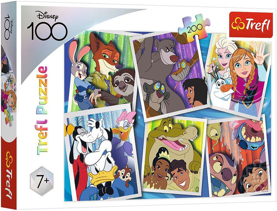 Explore the best puzzle in our collection Puzzle 100 pieces Disney Trefl heroes (5900511132991)