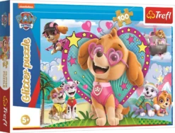 Explore the best puzzle in our collection Puzzle 100 pieces In Skye’s glow. Paw Patrol. Glitter Trefl (5900511148183)