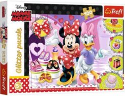 Explore the best puzzle in our collection Puzzle 100 pieces Glitter. Minnie and trinkets. Disney Minnie Clubs (5900511148206)