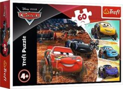 Explore the best puzzle in our collection Puzzle 60 pieces Zygzak McQueen with his Trefl friends (5900511173277)