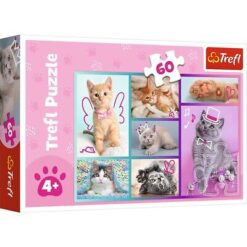 Explore the best puzzle in our collection Puzzle 60 pieces Sweet Trefl kittens (5900511173734)