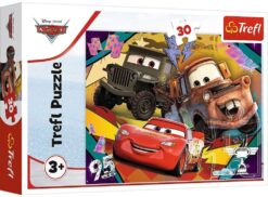 Explore the best puzzle in our collection Puzzle 30 pieces Speeding Trefl cars (5900511182934)