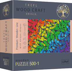 Explore the best puzzle in our collection Wooden Jigsaw Puzzle – Rainbow Butterflies 501 piece jigsaw puzzle (5900511201598)