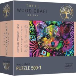 Explore the best puzzle in our collection COLORFUL PUPPY WOODEN PUZZLE (5900511201604)