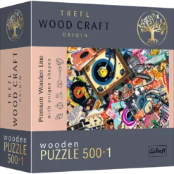 Explore the best puzzle in our collection Wooden puzzle 500+1 pieces In the world of Trefl music (5900511201802)