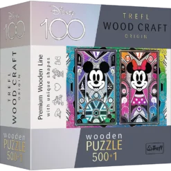 Explore the best puzzle in our collection Puzzle 500+1 wooden Mickey and Minnie Mouse (5900511201826)