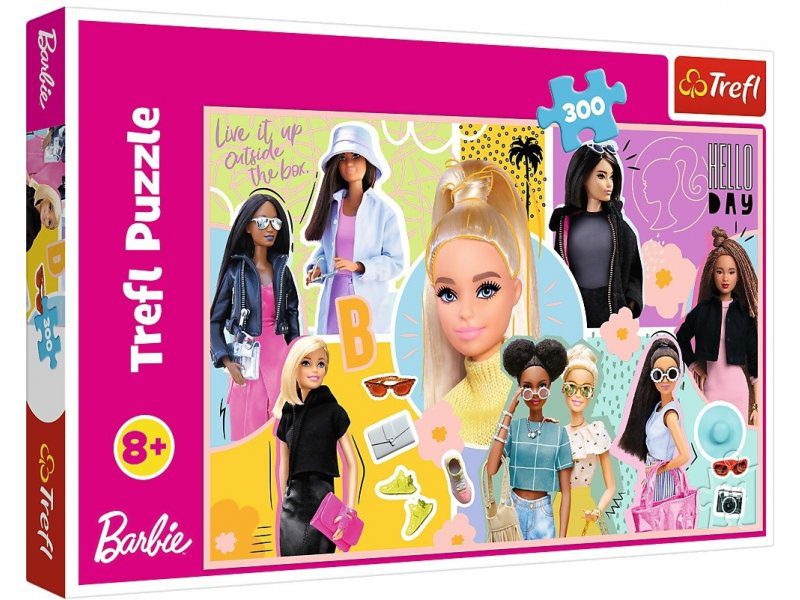 Explore the best puzzle in our collection Puzzle 300 pieces Your favorite Barbie Trefl (5900511230253)