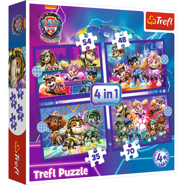 Explore the best puzzle in our collection 4in1 Hero puzzle to the rescue TREFL (5900511346213)