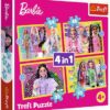 Explore the best puzzle in our collection Puzzle 4in1 The fun world of Barbie TREFL (5900511346268)