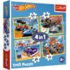 Explore the best puzzle in our collection 4in1 Puzzle Hot Wheels TREFL Vehicles (5900511346275)