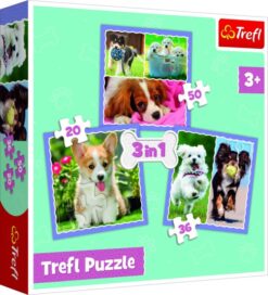 Explore the best puzzle in our collection Trefl3 Puzzles – Dogs –  20, 36 and 50 pieces (5900511348545)