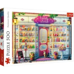 Explore the best puzzle in our collection The Candy Shop 500 piece jigsaw puzzle (5900511374070)