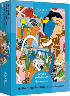 Explore the best puzzle in our collection UFT Velvet Soft Touch Puzzle: No pain, no paintings 500 pieces (5900511374230)