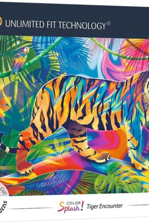 Explore the best puzzle in our collection Puzzle 500 pieces Color Splash! Tiger Encounter Trefl (5900511374537)