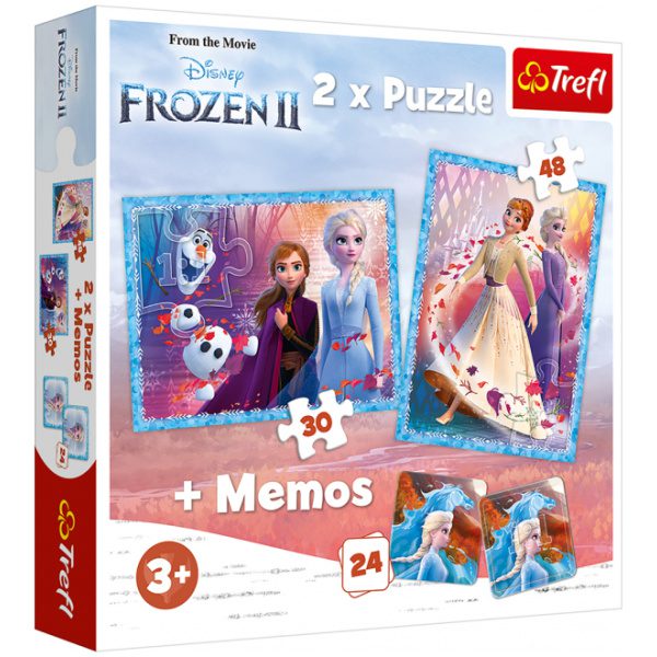 Explore the best puzzle in our collection Puzzle Mysterious land. Disney Frozen 2 + Trefl memos (5900511908145)