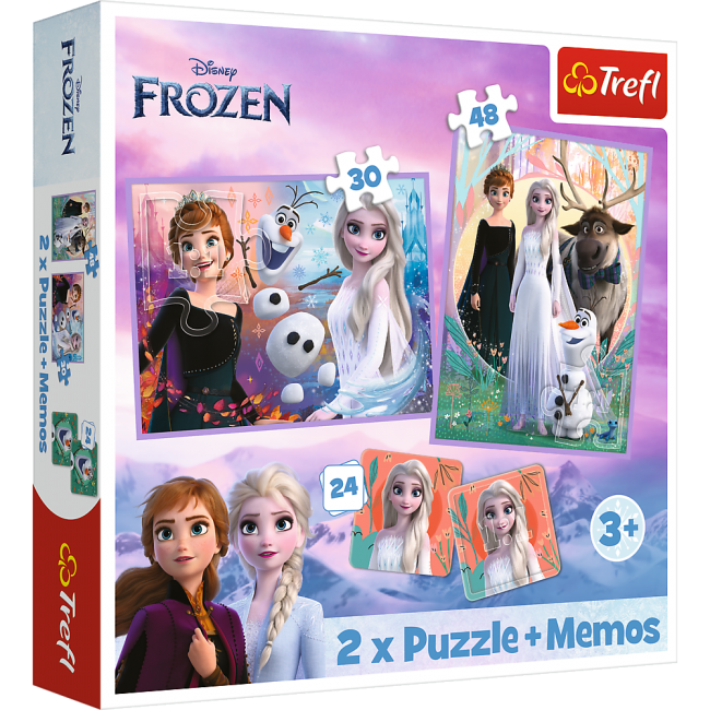 Explore the best puzzle in our collection 2in1 puzzle + memos Princesses in their land of Trefl (5900511933352)