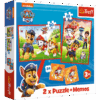 Explore the best puzzle in our collection 2in1 puzzle + memos. The dog team in action Trefl (5900511933376)