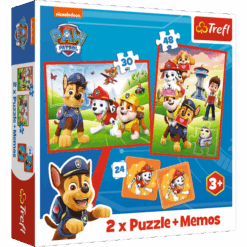 Explore the best puzzle in our collection 2in1 puzzle + memos. The dog team in action Trefl (5900511933376)